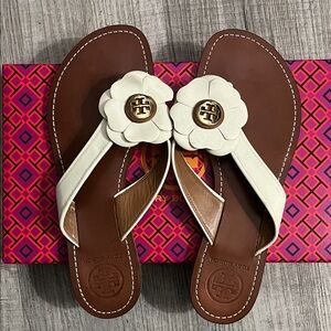Tory Burch Floral Sandals
